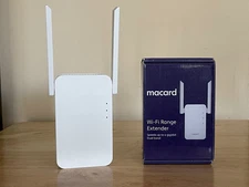 Macard RE1200 Wifi Extender Wifi Booster  Open Box Alexa Compatible new