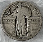 1925 Standing Liberty Quarter 25C Silver 0.900 Fine Philadelphia Mint Coin #1