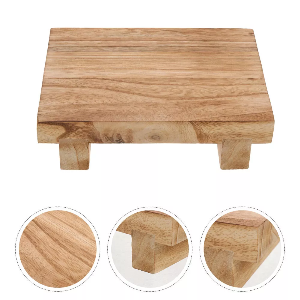 low wood stool Table Stool Office Foot Rest Kitchen Step Stool Stool Household