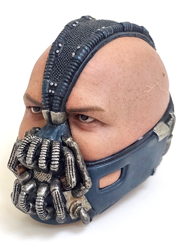 FREE SHIPPING: Hot Toys MMS183 TDKR Bane Tom Hardy Head Sculpt Portrait - Picture 3 of 10