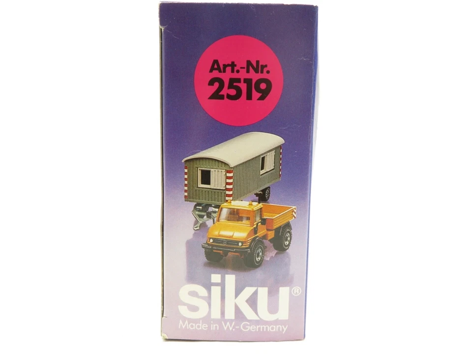 SIKU Art-Nr 2519 Unimog Mit Bauwagen w/Builder's Hut NIB - Image 2 of 4