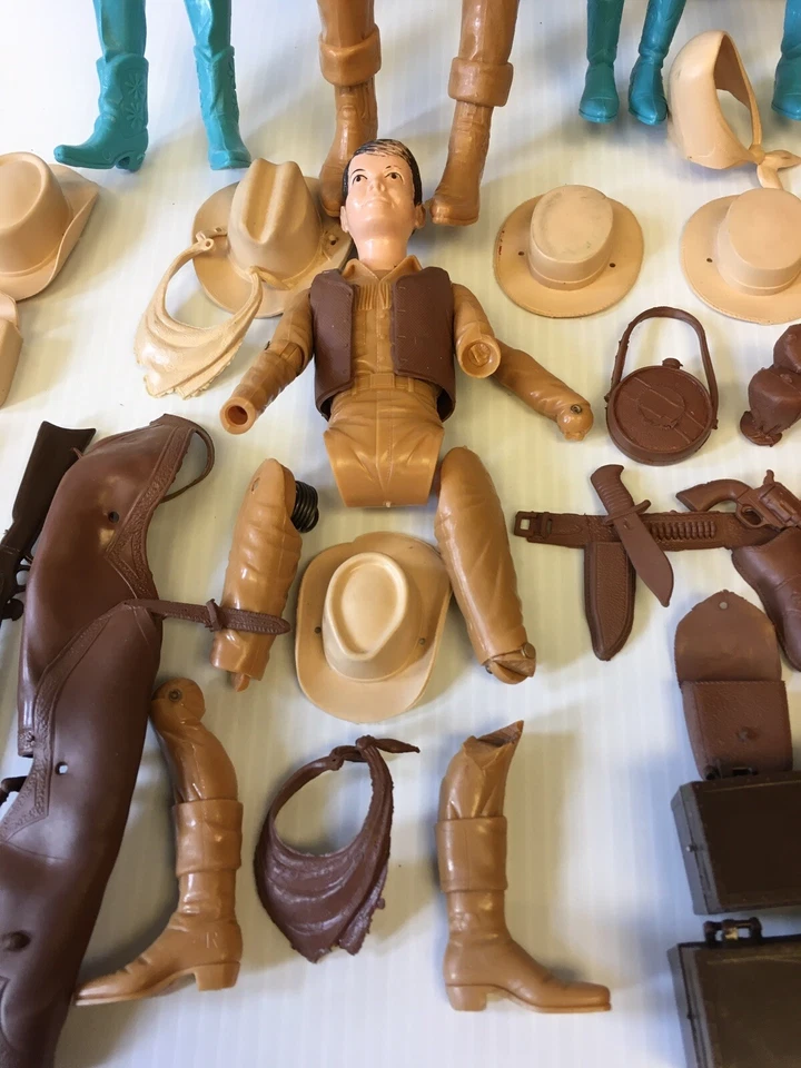 Gran Lote Muñecas Marx Johnny West Jane Jay Etc. con accesorios Western Cowboy Foto 3 de 4