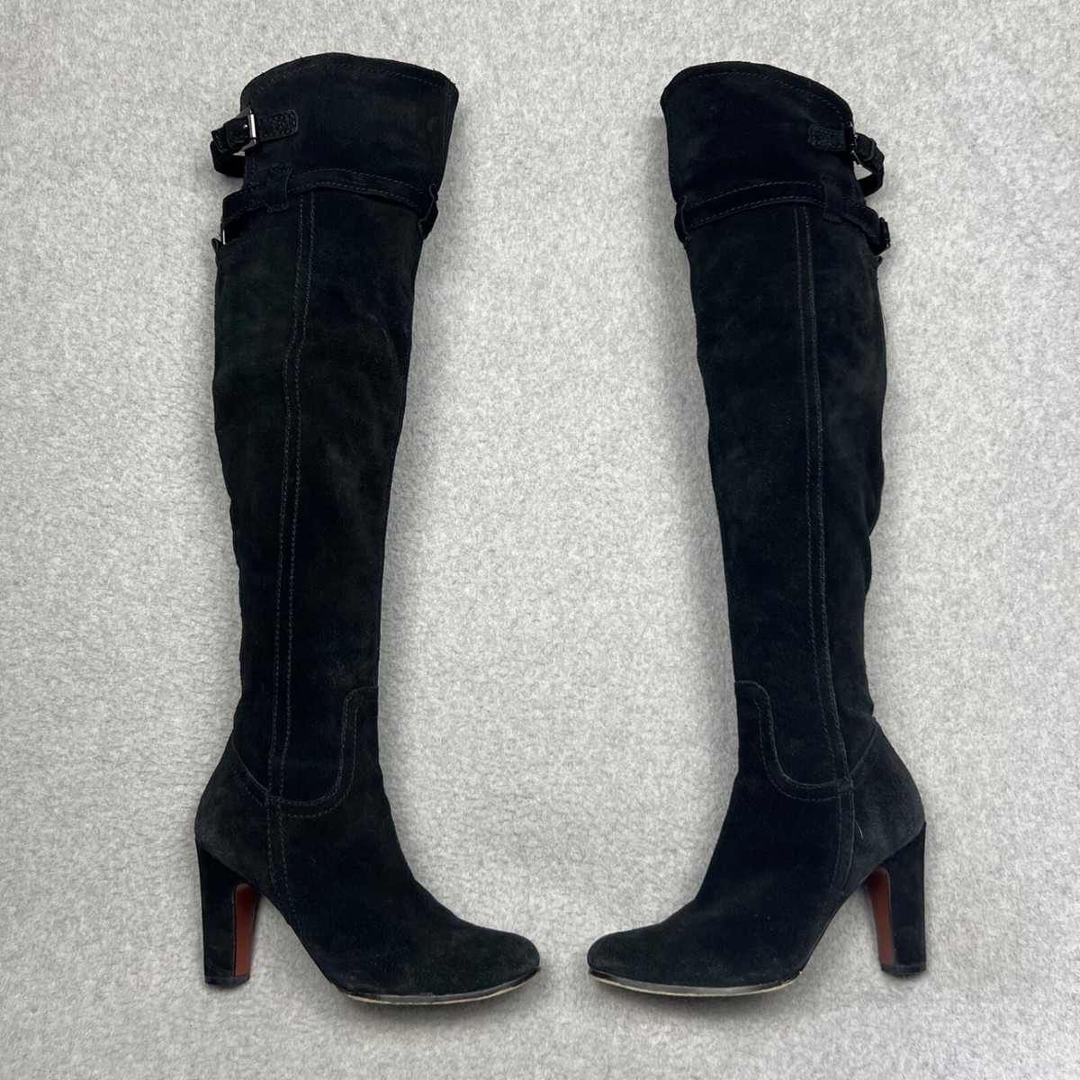 Sam Edelman Womens Boots Sutton Suede Leather Over The Knee Tall