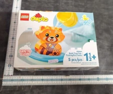 New Lego DUPLO Bath Time Fun: Floating Red Panda Set # 10964