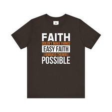 Christian Inspirational Tee, Faith T-Shirt, Religious Graphic Shirt, Bible Quote