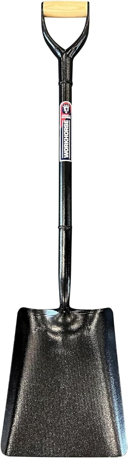 Spear & Jackson 2002WORK Workhorse No.2 Square Mouth Tubular Steel Shovel
