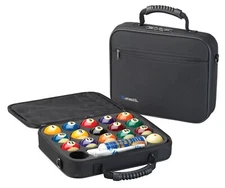 ARAMITH PADDED BILLIARD POOL BALL CARRYING TRAVEL CASE CARRYING STRAP SHIPS FREE
