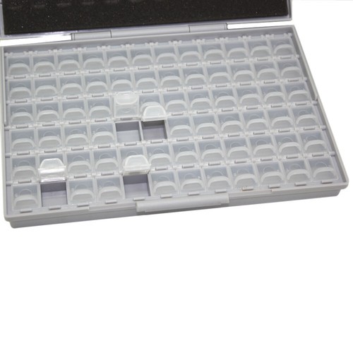4pcs Aidetek resistor craft beads storage BOXALL-72 components box Organizer - Picture 3 of 10
