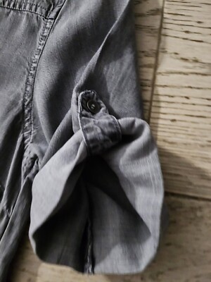 philosophy denim shirt dress NEW NWT $88 PHILOSOPHY Tencel Tunic Chambray Button Soft Denim Shirt Dress