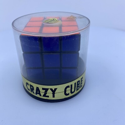 Vintage Kingston Crazy Cube Puzzle in Box Taiwan RUBIK'S