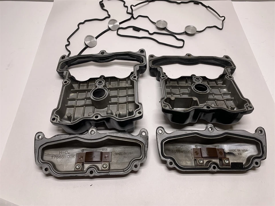  Cubiertas de válvula basculante de cabeza especial Harley-Davidson 09 VRod Night Rod 17663-01K Foto 4 de 4