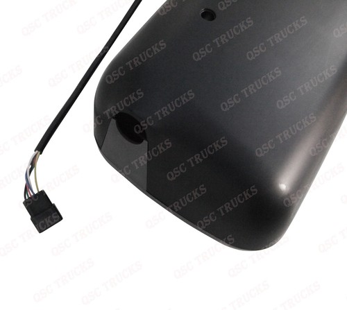 QSC Right Black Power & Heated Door Mirror Assembly for Freightliner Columbia - Picture 3 of 3