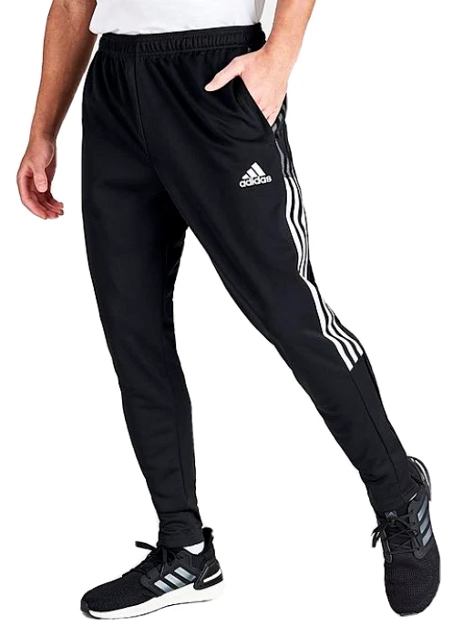 adidas Tiro Track Pants Mens 2XL Tapered Leg Soccer Training Black White |  eBay