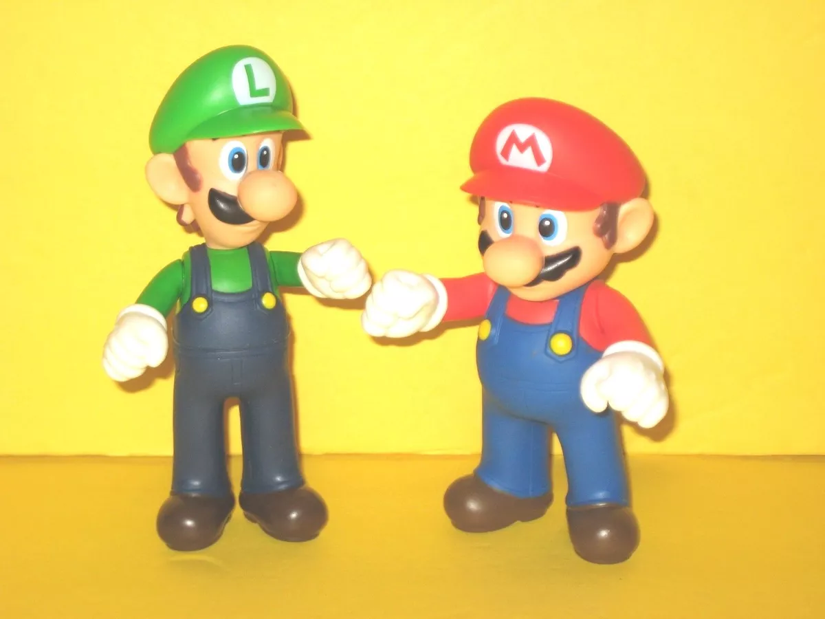 Super Mario and Luigi Toys, Garage kit, Character Model Set, 3 Pieces, 5  Mario Luigi, Gisi， Brothers