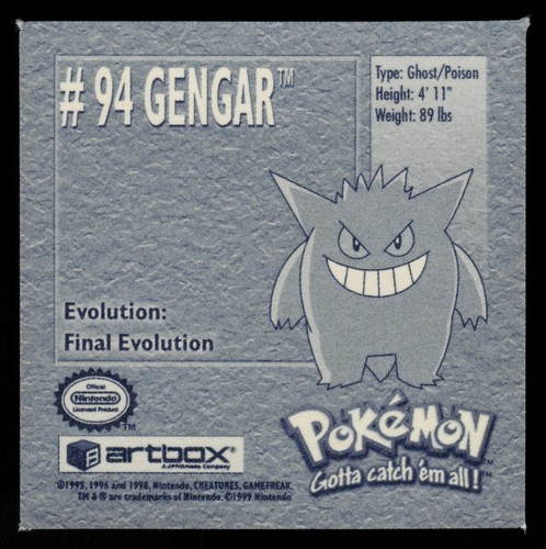 Pokemon Sticker Serie 1 Artbox Nintendo - Wähle deinen Sticker - Pack Frisch Neu - Bild 191 von 303