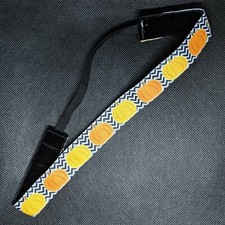 Chevron Pumpkin Non Slip Headband Fall Harvest Halloween - Free Shipping