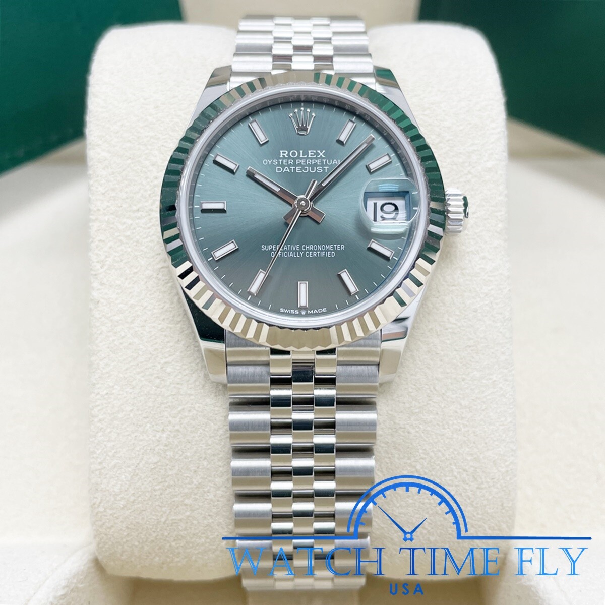 Miei T　0810 Rolex 278274 Datejust 31mm Steel and White Gold Fluted Bezel