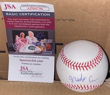 Grady Emerson Signed Auto Rawlings MLB Baseball High School #1 Pick USA JSA