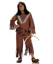Festartikel Müller Steinzeit-Kostüm Für Kinder – Höhlenmensch Einteiler, Größe 116/128, Aus Polyester, Für Karneval & Halloween