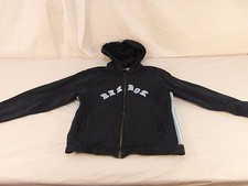 Children Youth Unisex Reebok Blue White Full Zipper Hoodie Jacket Coat 30700