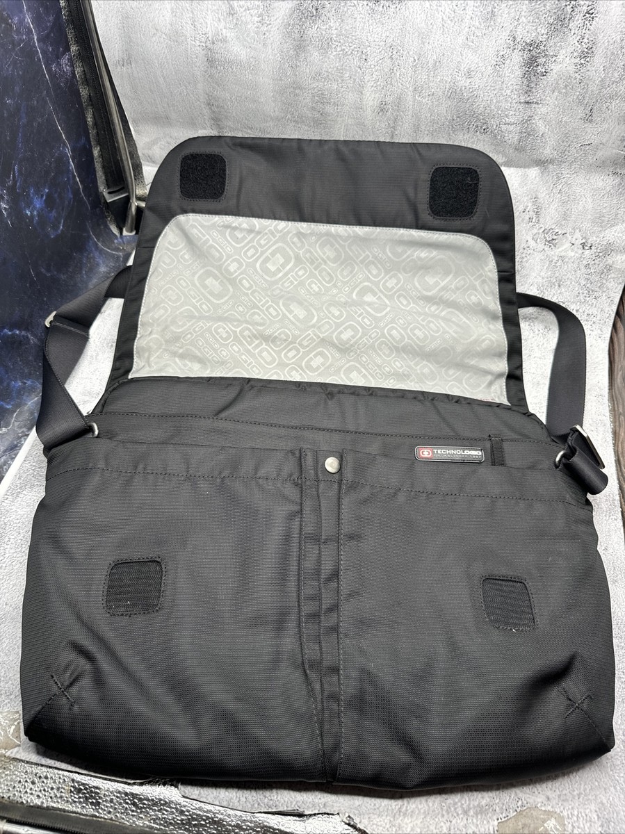 OGIO Messenger Laptop Shoulder Travel Bag Black Nylon