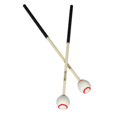 Wollschlägel mit Gummigriff für Vibraphon oder Marimba - 42 cm lang