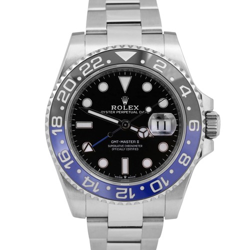 2023 Rolex GMT-Master II BATMAN Blue Black Steel Ceramic OYSTER 40mm 126710 BLNR
