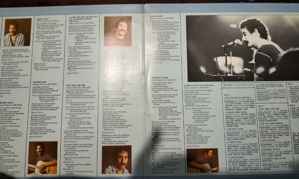 Jim Croce. Life and Times. Lifesong, 1973 - Image 4 of 4