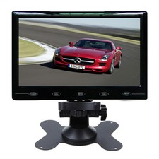 Monitor poggiatesta ultra sottile 7" TFT LCD a colori AV 2-CH ingresso 800*480 retrovisione auto