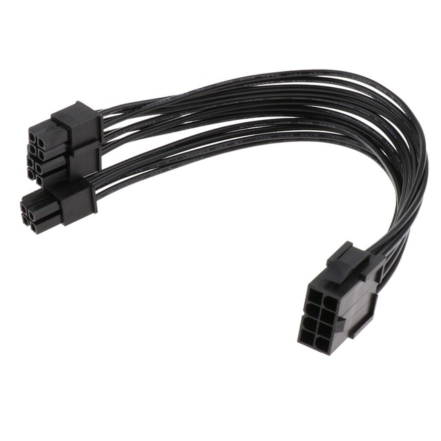 CPU 8pin to 2 way 4+4Pin Power supply Cable P8 to P4 for AX Series