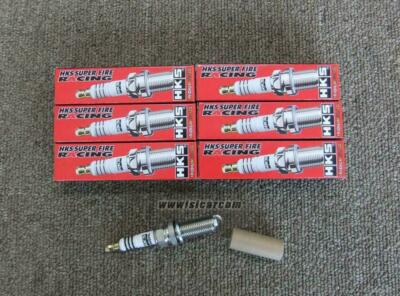 HKS SUPER FIRE RACING SPARK PLUG M-SERIES SET X6 FOR NISSAN GT-R
