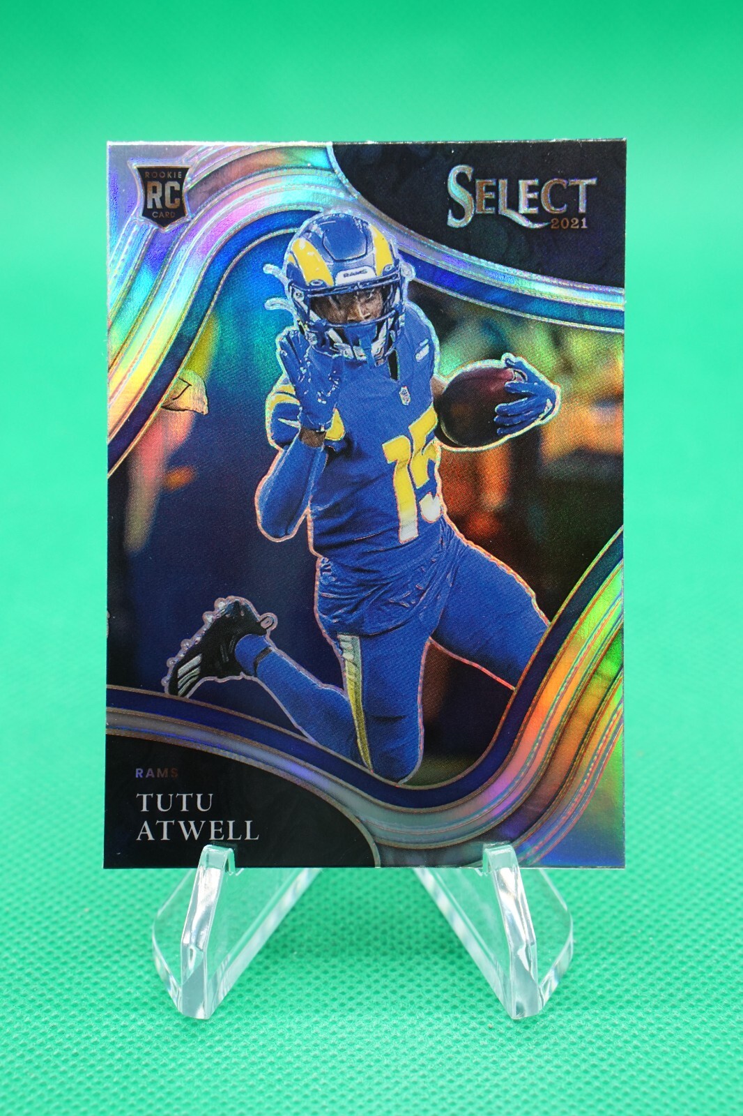 2021 Select Base Field Level Silver Prizm #361 Tutu Atwell Los Angeles Rams CDW