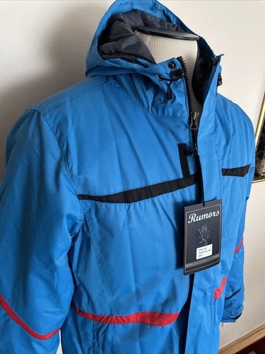 RUMORS NEW MEN'S Full Zip HOODED JACKET Coat size L - Picture 5 of 12
