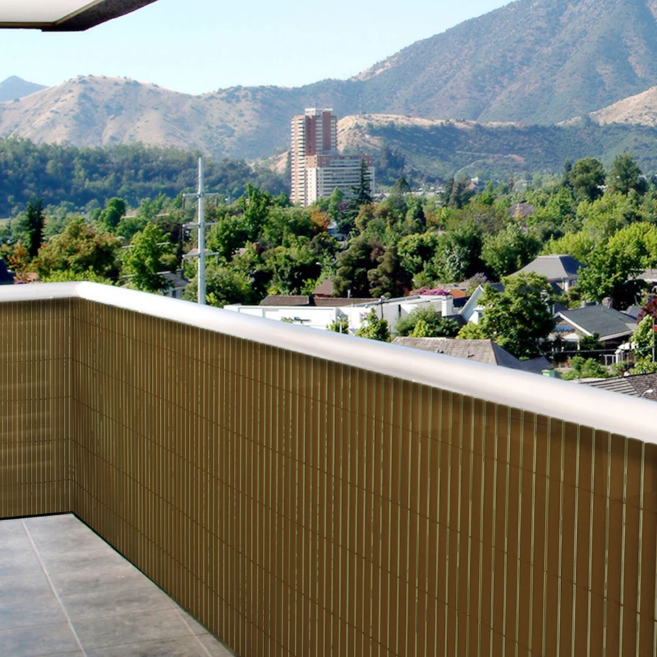 Sichtschutzzaun PVC | extra Blickdicht | Balkonsichtschutz Sichtschutzmatte - Bild 3 von 4