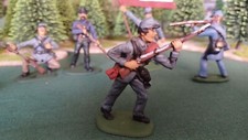 ACW SET 8 AMERICAN CIVIL WAR CONFEDERATE INFANTRY 54MM 1/32