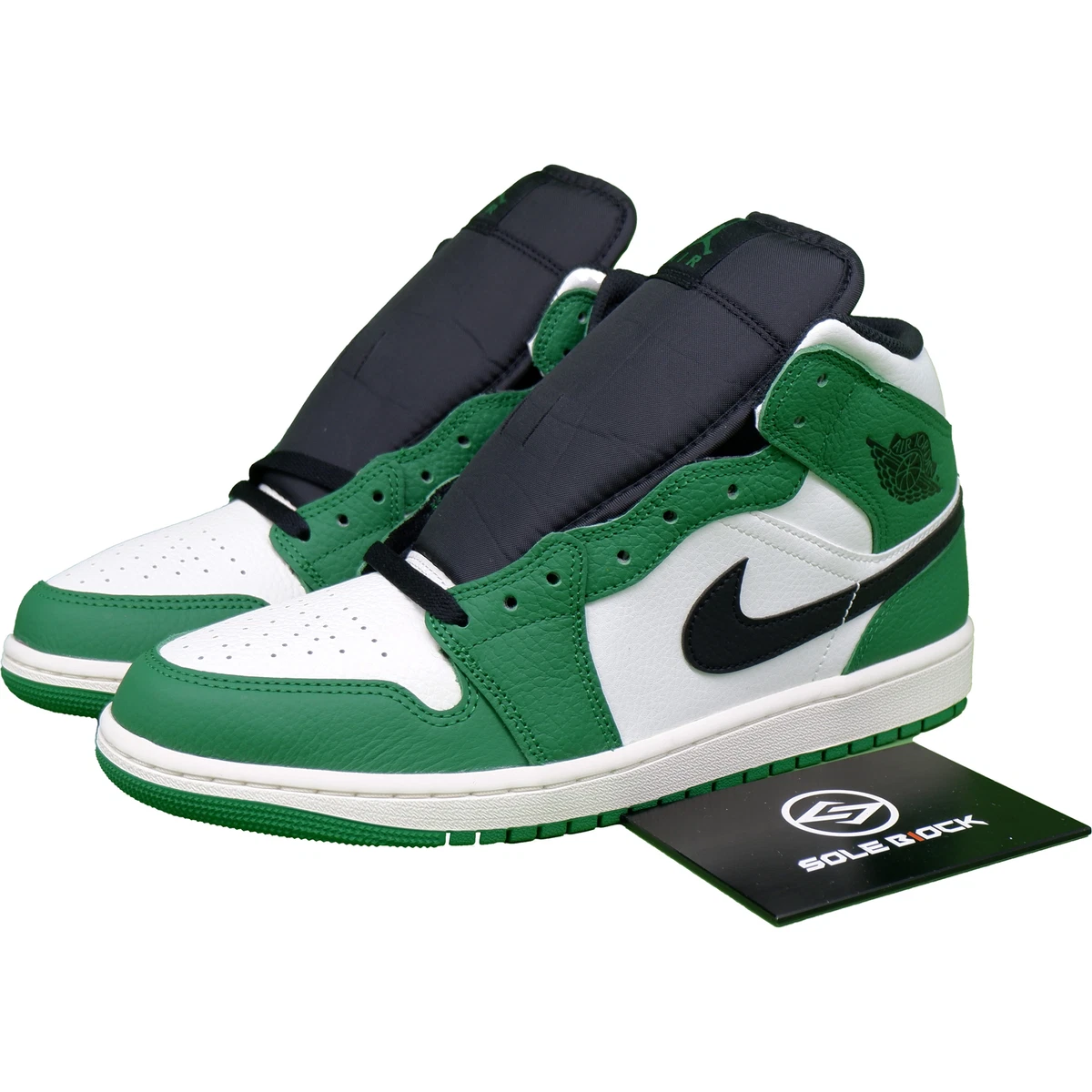Used Air Jordan 1 Mid Basketball Shoes Pine Green Meet the Jordan Mid Pine Green Sneaker | eBay main image 2