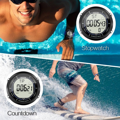 100m Waterproof Digital Sports Watch for Swimming and Diving,Support Chronograph - Picture 3 of 9