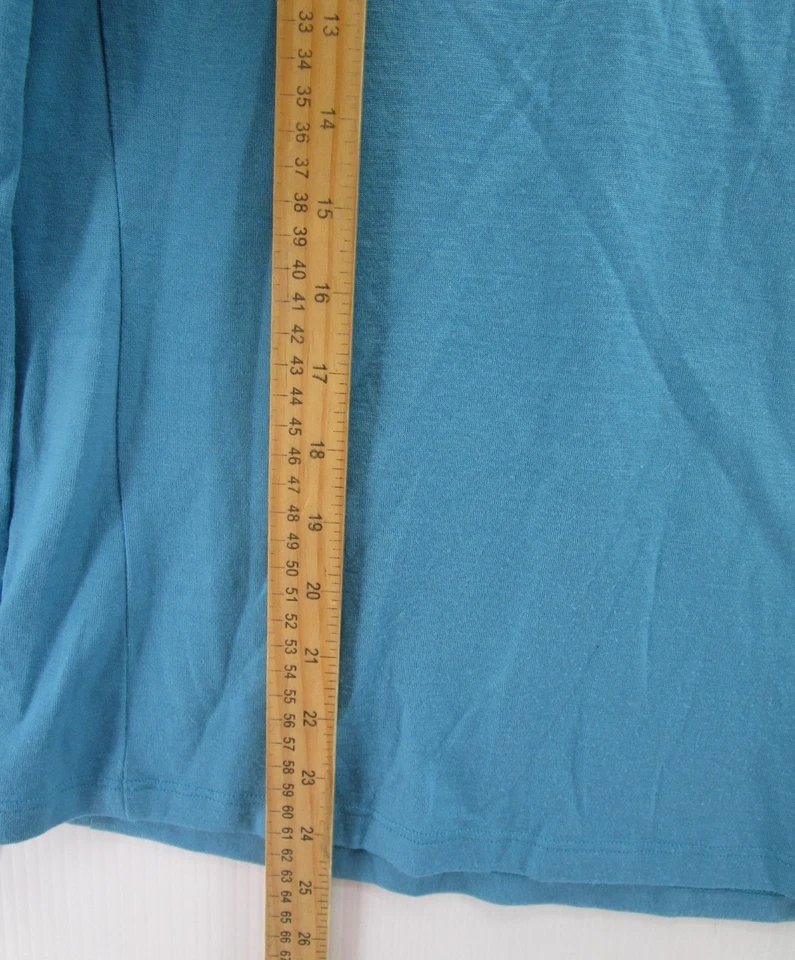 Ibex Jacket Women Medium Blue Merino Wool 1/4 Zip Performance Hiking Pullover * - Image 4 of 4