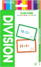 BAZIC Division Flash Cards (36/Pack),Mathematics