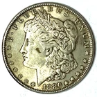 1886 $1 Morgan Silver One Dollar US Coin Philadelphia AU