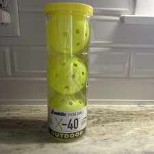 Franklin Sports Outdoor Pickleballs - X-40 Pickleball Balls - USA Pickleball