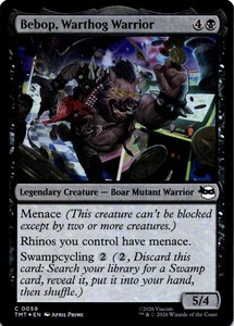 Bebop, Warthog Warrior #59 Foil - Teenage Mutant Ninja Turtles MTG