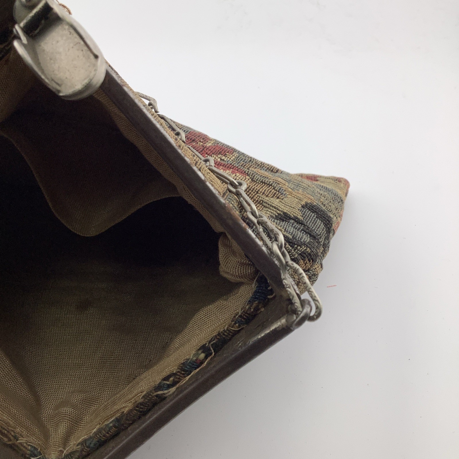 Antique Double Hinged Windmill Design Frame Tapes… - image 9