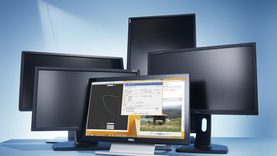 LOT of (8) Flatscreen Monitors Assorted Mixed Brand 20'' to 22'' (FREE SHIPPING)