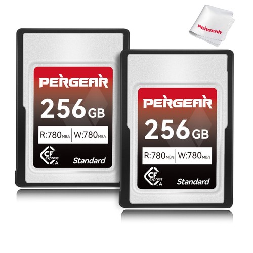 Lexar Professional Silver Series CFexpress 4.0 Type A-kaart, 256 GB, CFe kaart tot 1750MB/s lezen, VPG200, 8K Video CF Card, geheugenkaart compatibel met Sony Alpha Sony FX camera's
