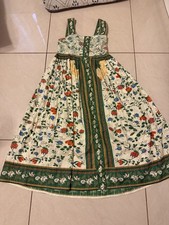 Caroline Constas Women's Farm Dress Xs Rio Cotton Green  Alemais Zimmermann Styl