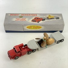 Boxed Dinky Supertoys 986 Mighty Antar Low Loader With Propeller Inner Card