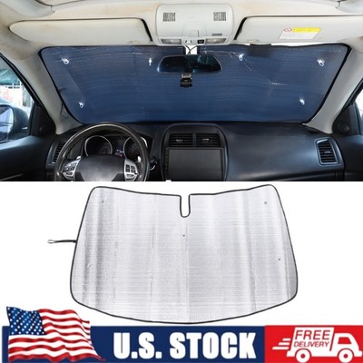Front Windshield Sunshade UV Block Visor Cover Trim For Mitsubishi ASX 2011-2018