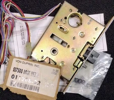 VON DUPRIN SS7500 LOCK US32D 011308-32 ELECTRIFIED MORTISE LOCK ALONG WITH SHOWN