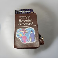 Beetlejuice Handbook For The Recently Deceased CROSSBODY BAG Purse Nwt